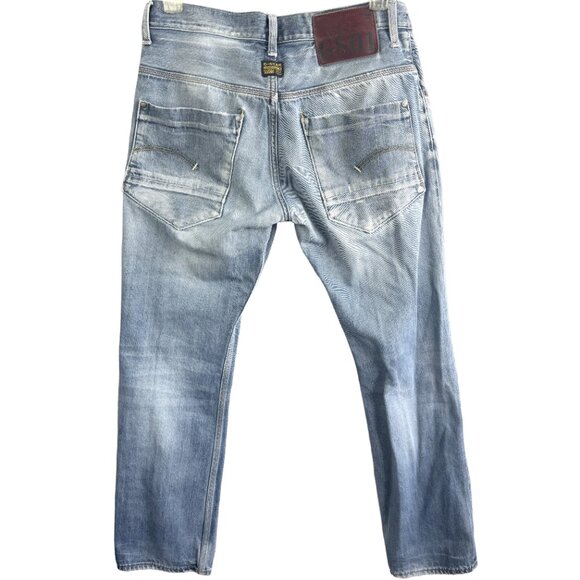 G-STAR RAW GS01 New Radar Tapered Distressed Jeans Men's Size 34x32 - Picture 3 of 16